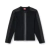 k-matty Zipped cardigan with utilitarian panels