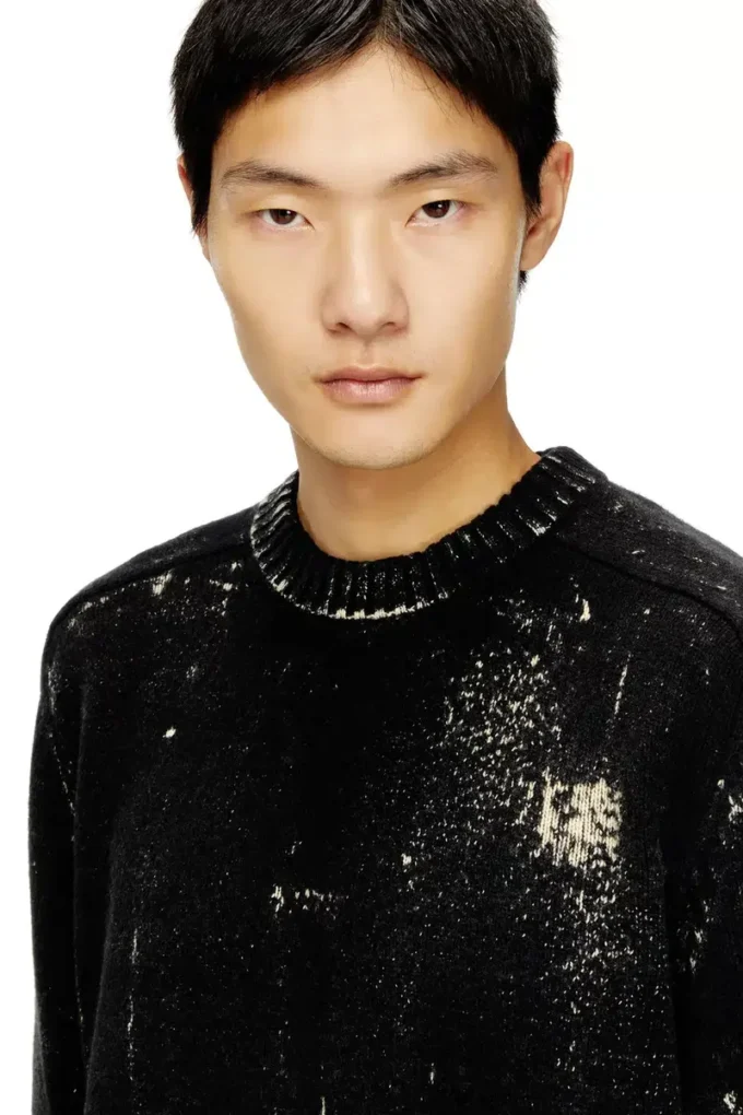 k-maxense Distressed jumper in wool blend