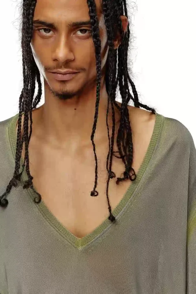 k-mirto Dégradé V-neck jumper