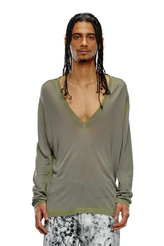 k-mirto Dégradé V-neck jumper