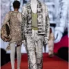 p-gen Treated leather pants