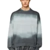 k-nevil Dégradé jumper with oversized logo