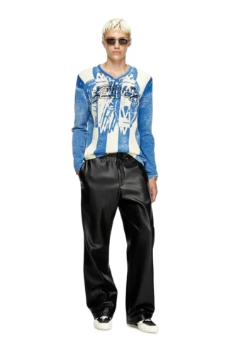 k-oliba-v Inside-print striped jumper