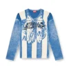 k-oliba-v Inside-print striped jumper