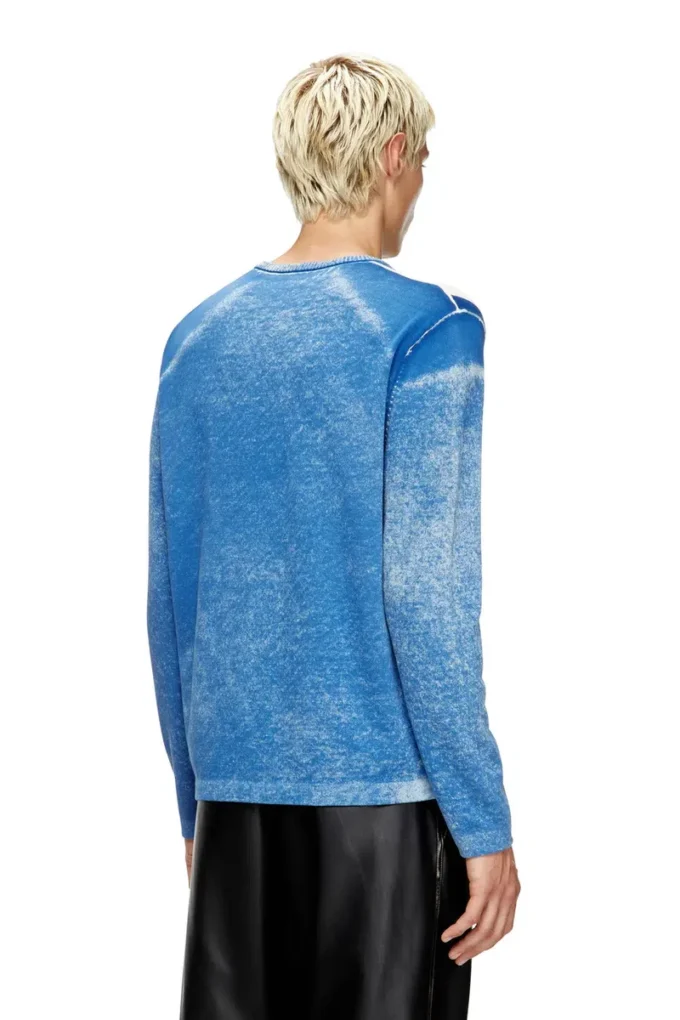 k-oliba-v Inside-print striped jumper