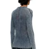 k-redros Mesh-knit jumper in denim yarn