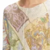 k-renton Linen jumper with medieval print