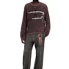 k-roch Long-sleeve mesh-knit top