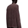 k-roch Long-sleeve mesh-knit top