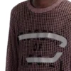 k-roch Long-sleeve mesh-knit top