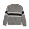 k-soren Striped jumper in alpaca blend