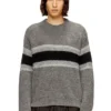 k-soren Striped jumper in alpaca blend