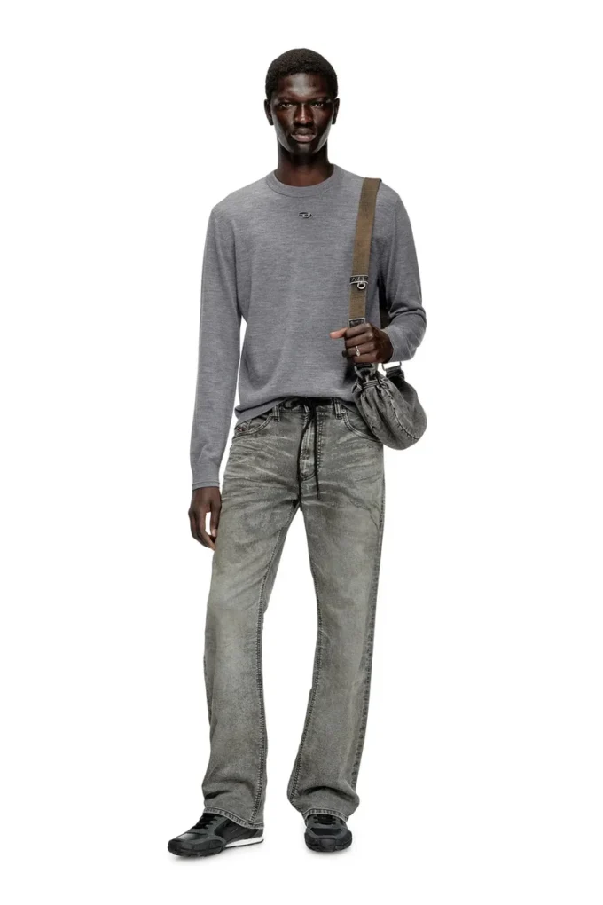 k-valiam Wool jumper with cut-out logo