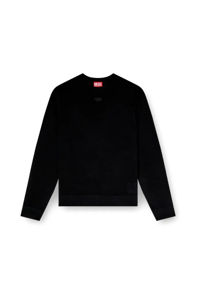 k-valiam Wool jumper with cut-out logo