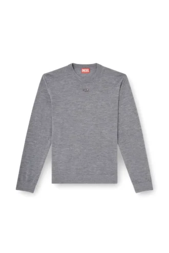 k-valiam Wool jumper with cut-out logo