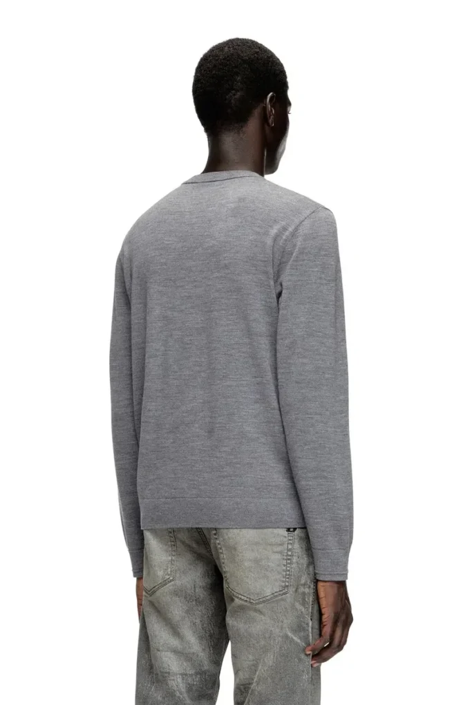 k-valiam Wool jumper with cut-out logo