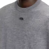 k-valiam Wool jumper with cut-out logo