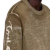 k-yorki Faded reverse-print jumper with lettering