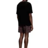 kit-james Cotton pajama set with all-over print