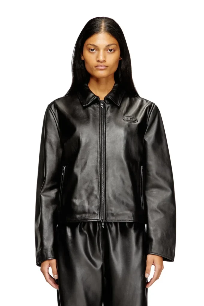 l-amar-fem-s2 Coach jacket in leather