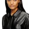 l-amar-fem-s2 Coach jacket in leather