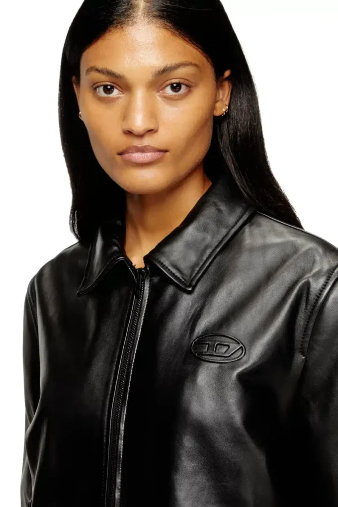 l-amar-fem-s2 Coach jacket in leather