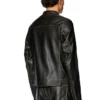 l-cobbe Biker jacket in wrinkled leather