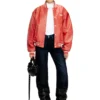l-difordi-20th Leather bomber jacket with Diesel logo