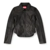 l-egrad Distressed leather jacket
