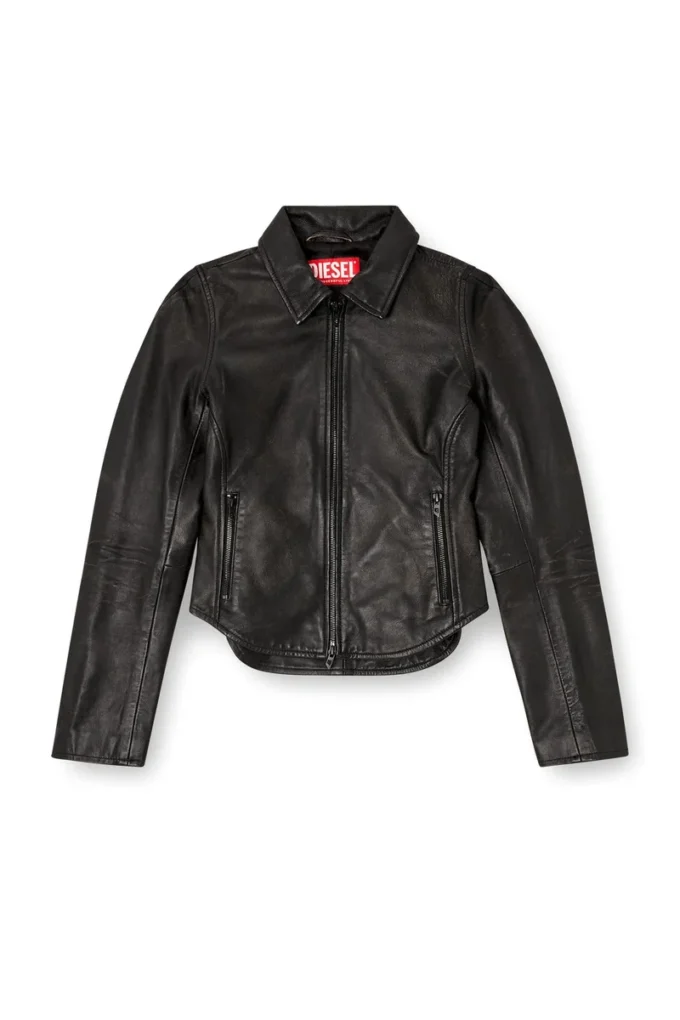 l-egrad Distressed leather jacket