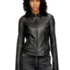 l-egrad Distressed leather jacket