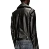 l-eo-wrd Biker jacket in waxed leather