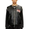 l-flying-20th Leather vest with embroidered patches