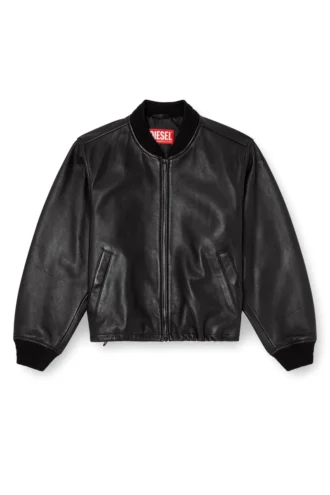 l-ilyan Leather bomber jacket