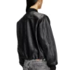 l-ilyan Leather bomber jacket
