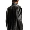 l-jess Padded leather jacket