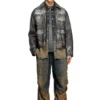 l-mayer Leather jacket with trompe l’oeil pockets