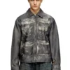 l-mayer Leather jacket with trompe l’oeil pockets