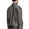 l-mayer Leather jacket with trompe l’oeil pockets