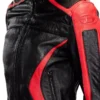 l-ovable Biker jacket in colour-block leather