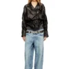 l-oys Belted jacket in boiled leather