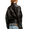 l-oys Belted jacket in boiled leather
