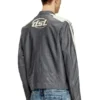 l-pop Biker jacket in perforated leather