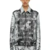 l-pylon-a Blouson jacket in treated leather
