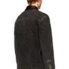 l-stoller Hybrid denim and leather jacket