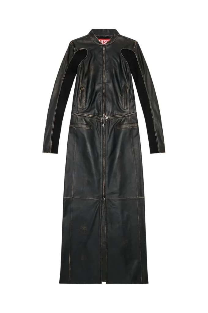 l-tot 2-in-1 convertible leather dress