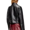 l-unatic Biker jacket in waxed leather