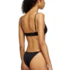 luna-dnm Microfibre triangle bra with crystals