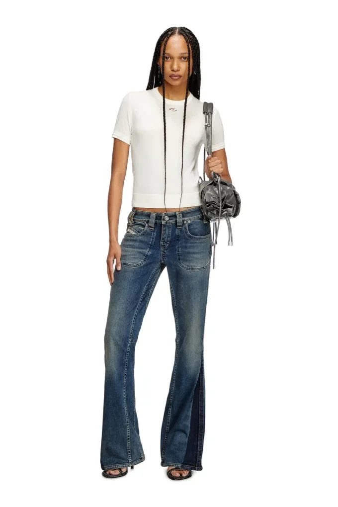m-aline Short-sleeve jumper in wool