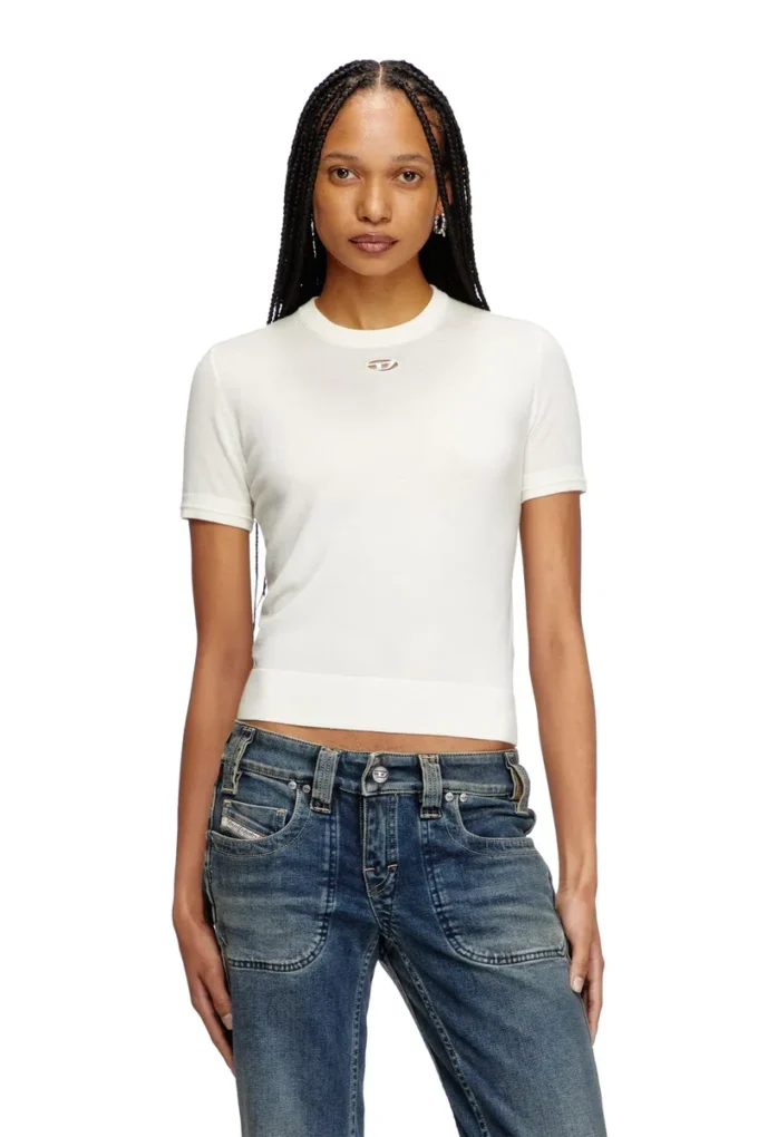 m-aline Short-sleeve jumper in wool